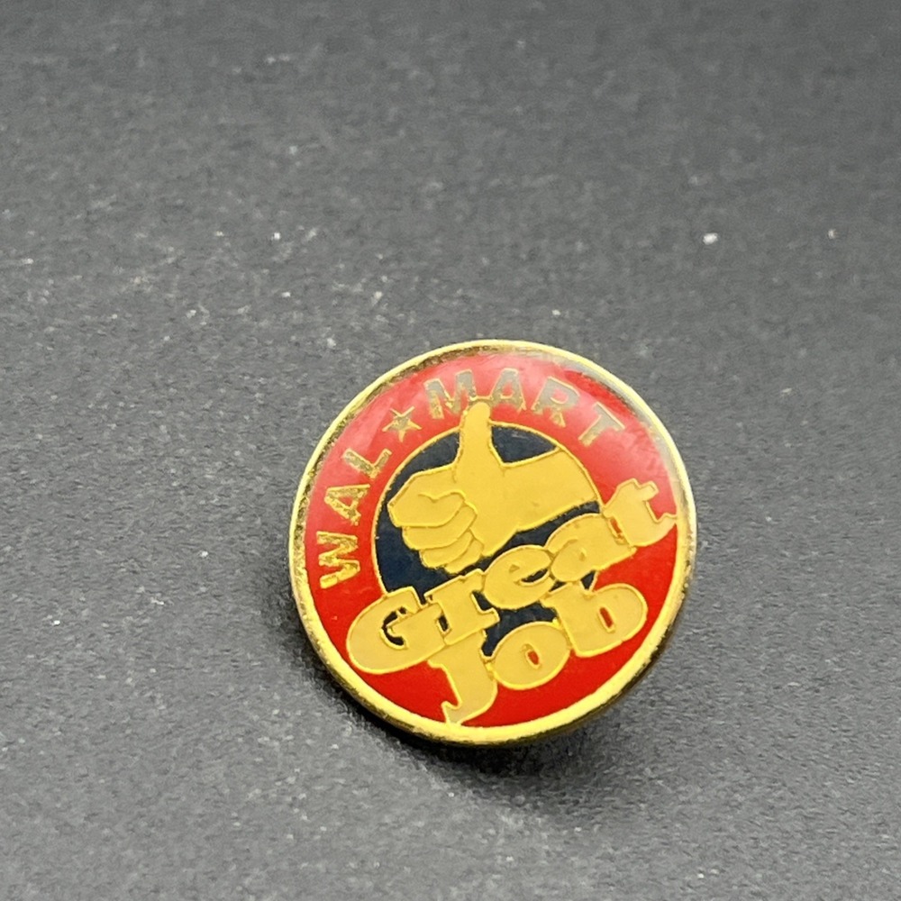 Walmart Great Job Thumbs Up Lapel Hat Pin